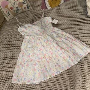 Altard state floral bow back dress